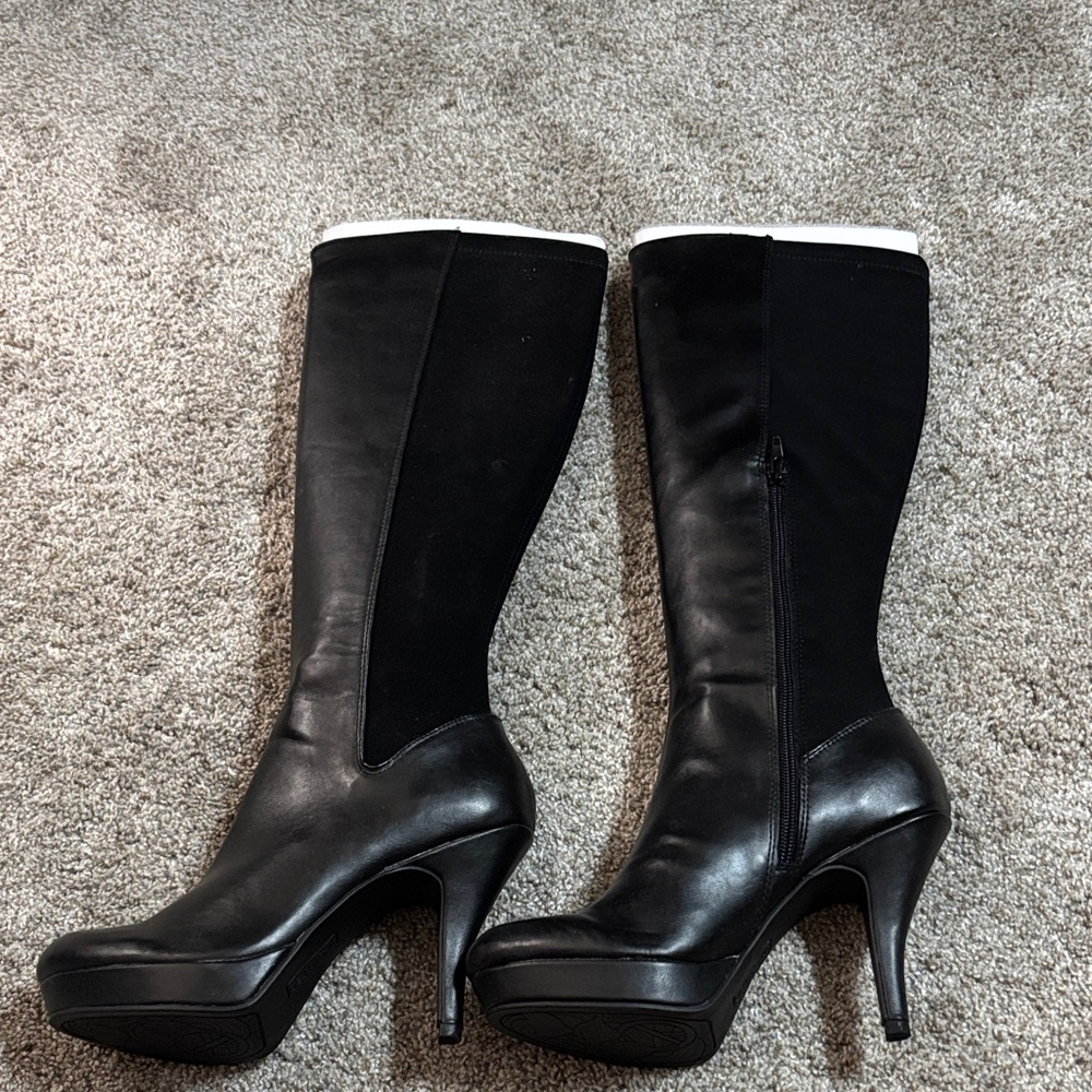 Unlisted Black Heeled Boots